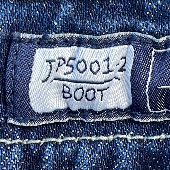 Miss Me Boot Cut Jeans Jeweled Rhinestone Bling Low Rise Y2K Sz 27 - Picture 6 of 14